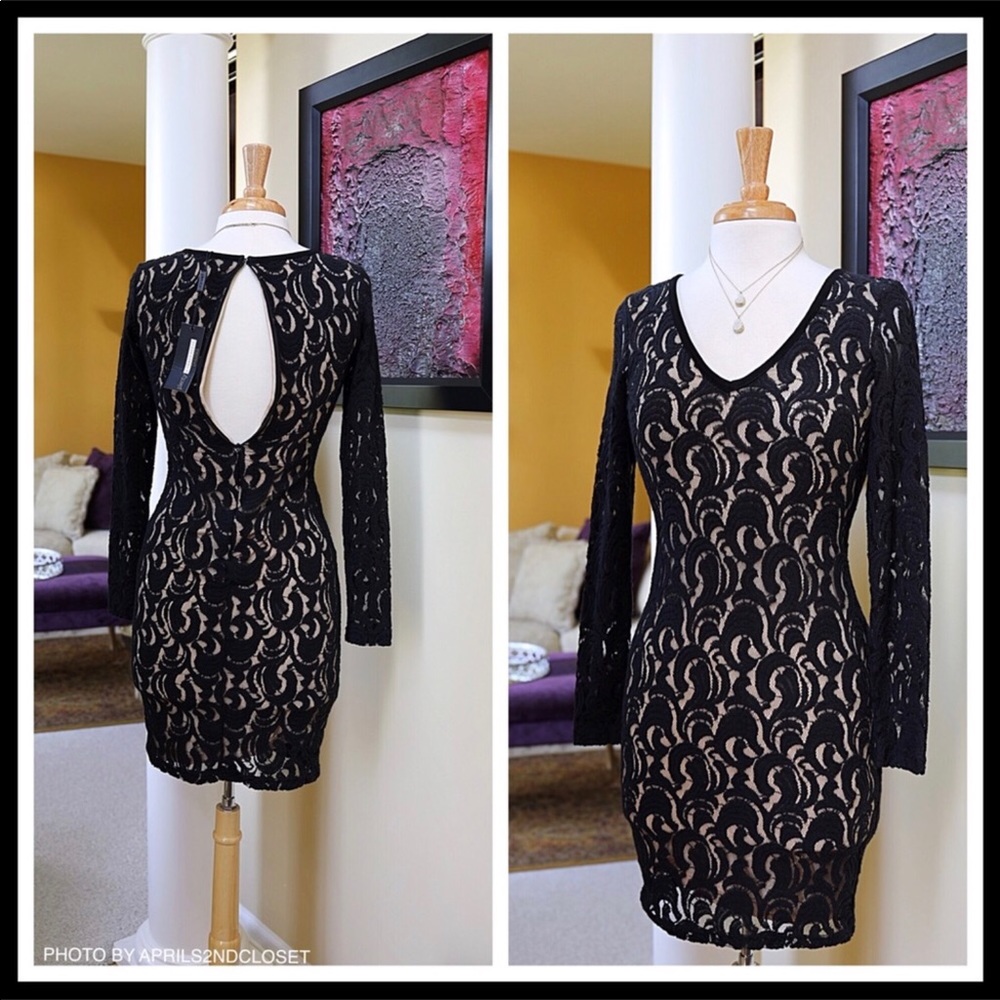 TRACY REESE CROCHET SEQUIN DRESS - Picture 3 of 8
